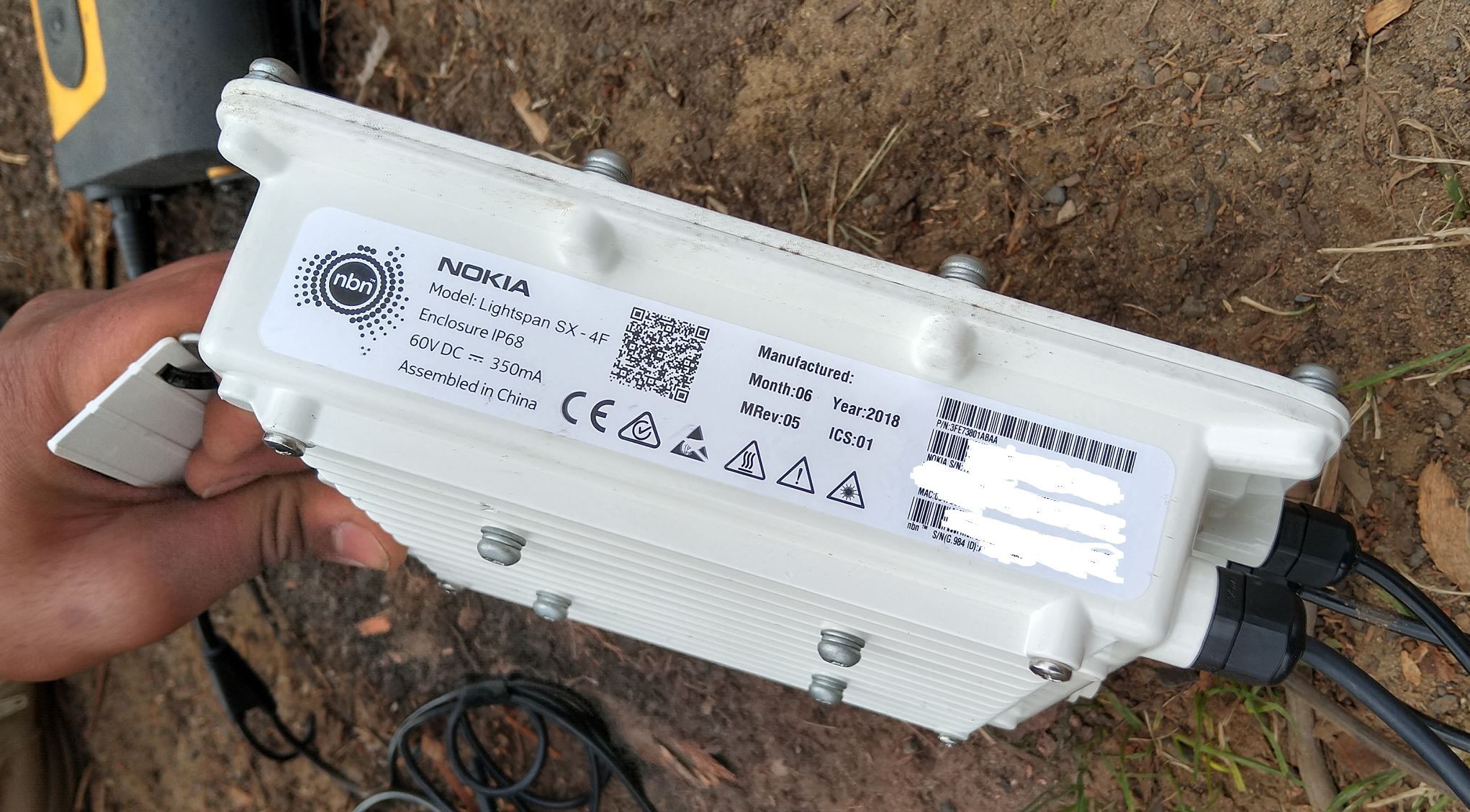 Nokia Lightspan SX-4F used for NBNco FTTC as DPU